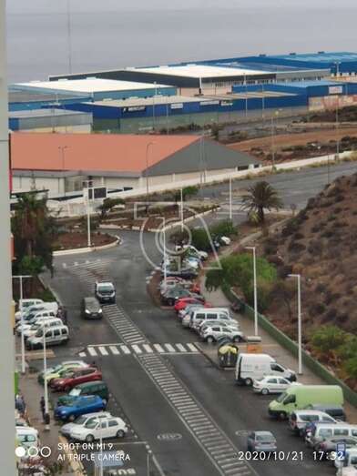 Vehículo policial en el Valle de Jinámar durante la operación antidroga/TA.
